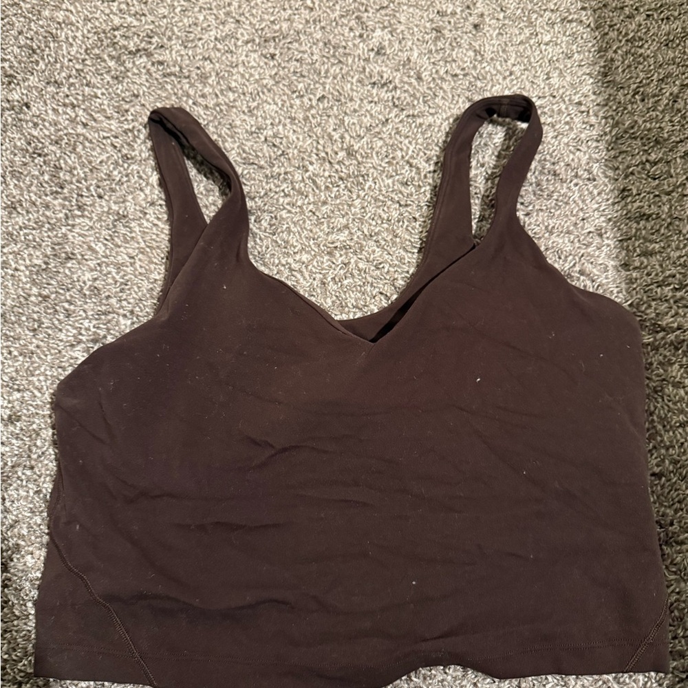 lululemon athletica Brown Tank Top